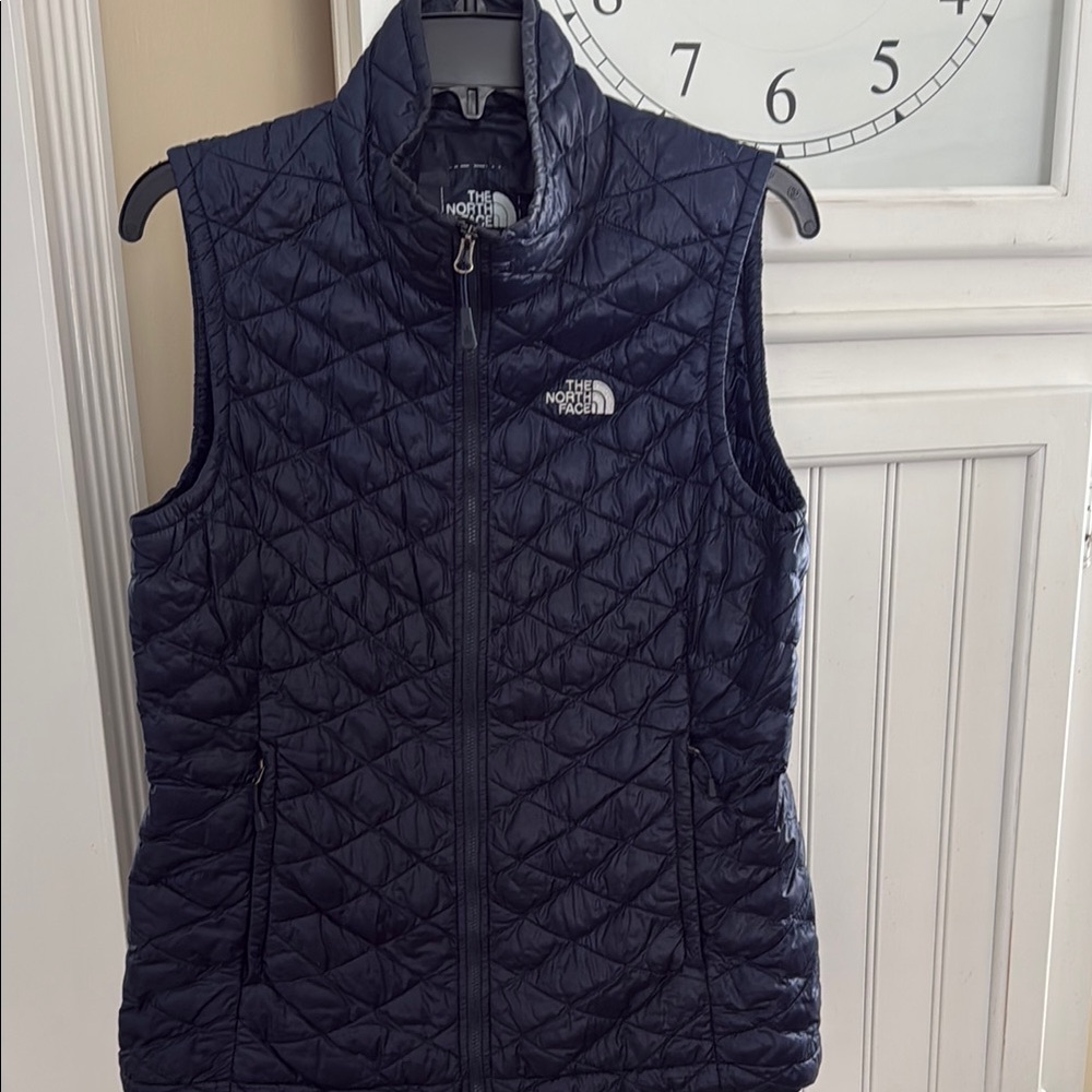 The North Face Navy Quilted Vest
